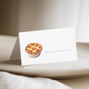 Pumpkin Pie Thanksgiving Fill in Place Card