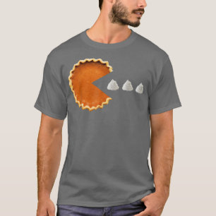 Pumpkin Pie Whipped Cream Video Game Thanksgiving  T-Shirt
