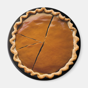 Pumpkin Pie with Crust Magnet