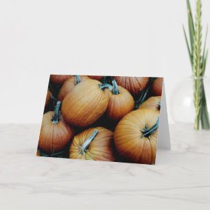 Pumpkin Pile Holiday Card