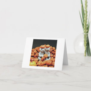 Pumpkin Pile - Mice Card