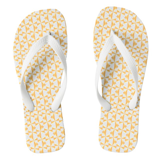 Pumpkin Pinwheels Jandals (Footbed)