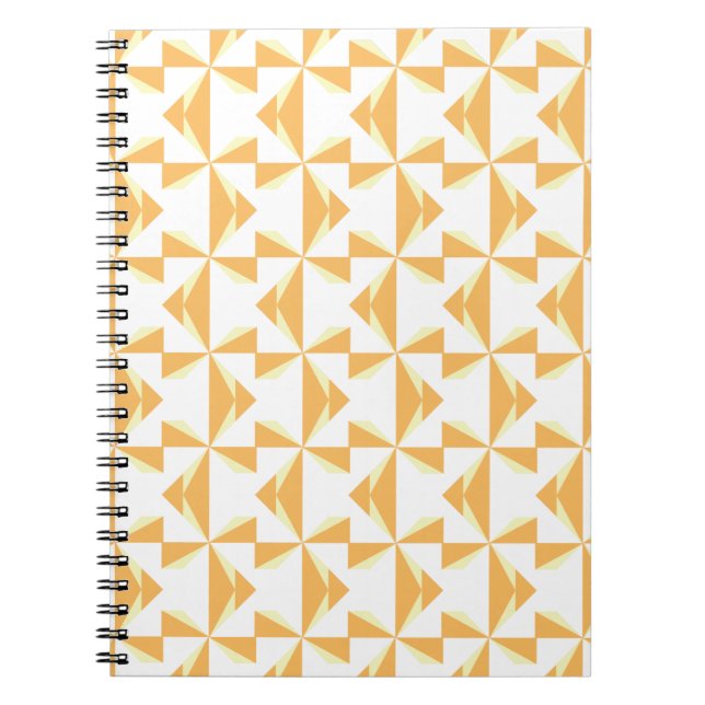 Pumpkin Pinwheels Spiral Notebook (Front)