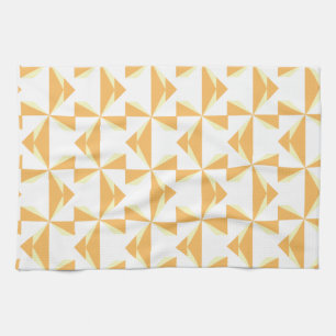 Pumpkin Pinwheels Tea Towel