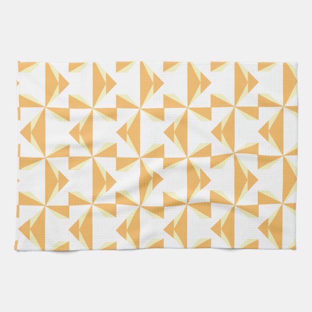 Pumpkin Pinwheels Tea Towel (Horizontal)