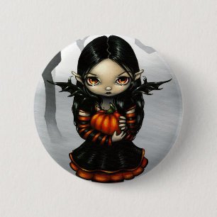 "Pumpkin Pixie" Button