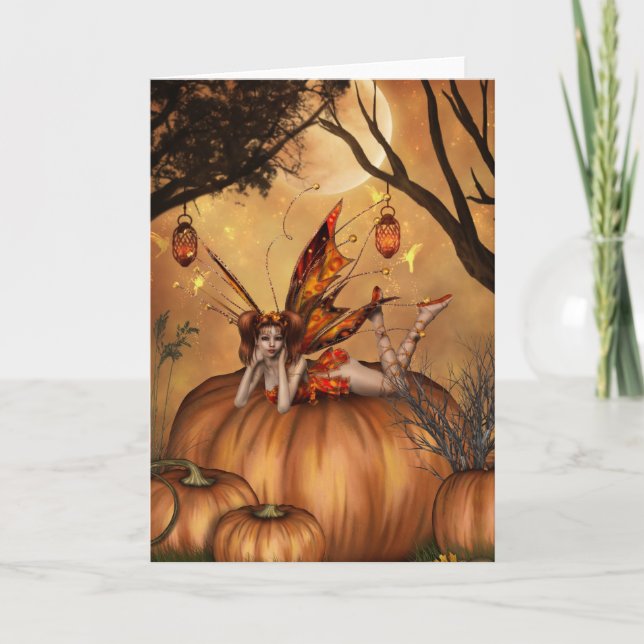 Pumpkin Pixie Card (Front)