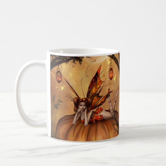 Pumpkin Pixie Coffee Mug (Left)