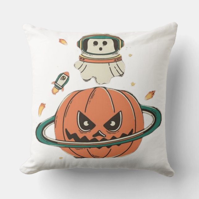 Pumpkin Planet  Cushion (Front)