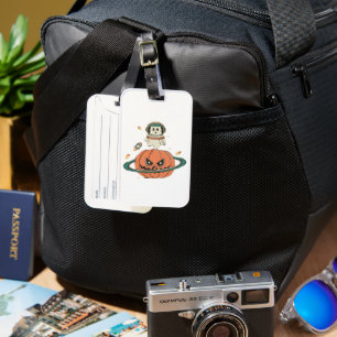 Pumpkin Planet Luggage Tag