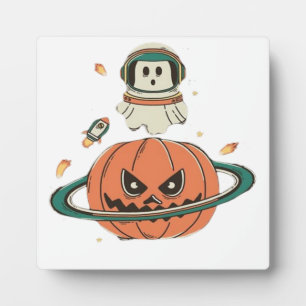 Pumpkin Planet Plaque
