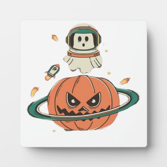 Pumpkin Planet  Plaque (Front)