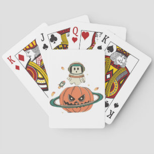 Pumpkin Planet Playing Cards