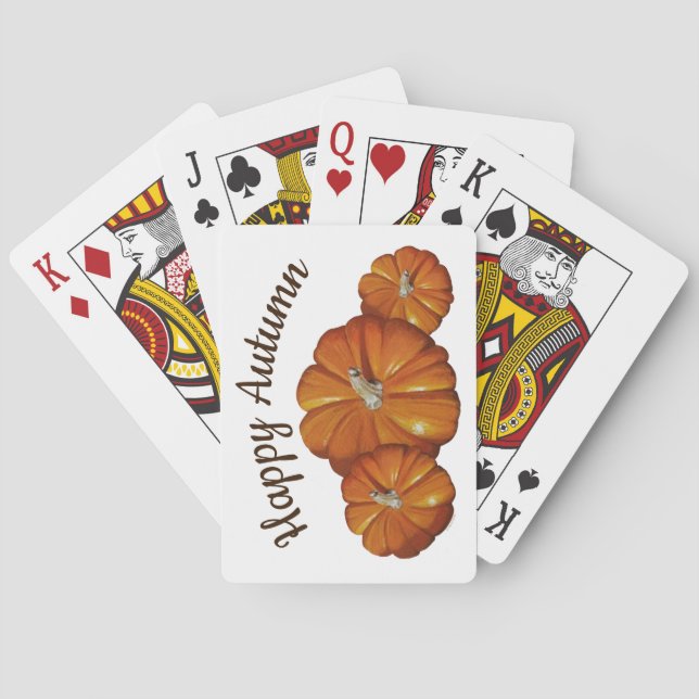 Pumpkin Playing Cards (Back)
