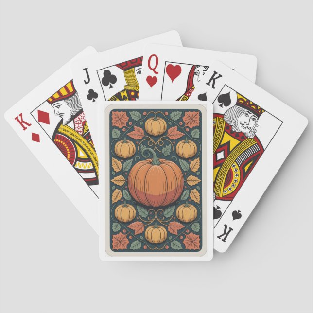 Pumpkin Playing Cards 01 (Back)