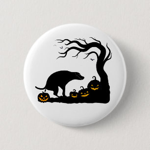 Pumpkin Poop Patrol Funny Halloween Dog 6 Cm Round Badge