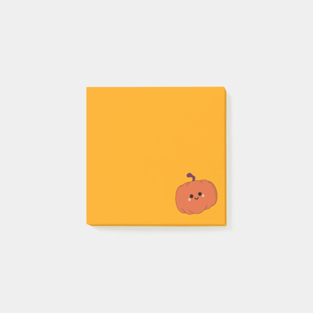 Pumpkin Post-it Notes (Front)
