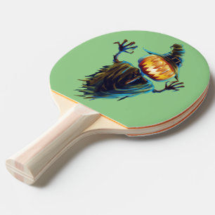 Pumpkin Power: Halloween Ping Pong Paddle