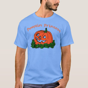 PUMPKIN PRINCESS Funny Halloween Creepy Scary Jack T-Shirt