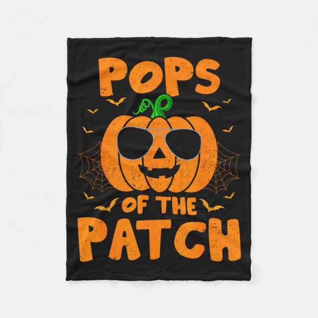 Pumpkin Ps Of The Patch Family Group Costume Hallo Fleece Blanket (Front)