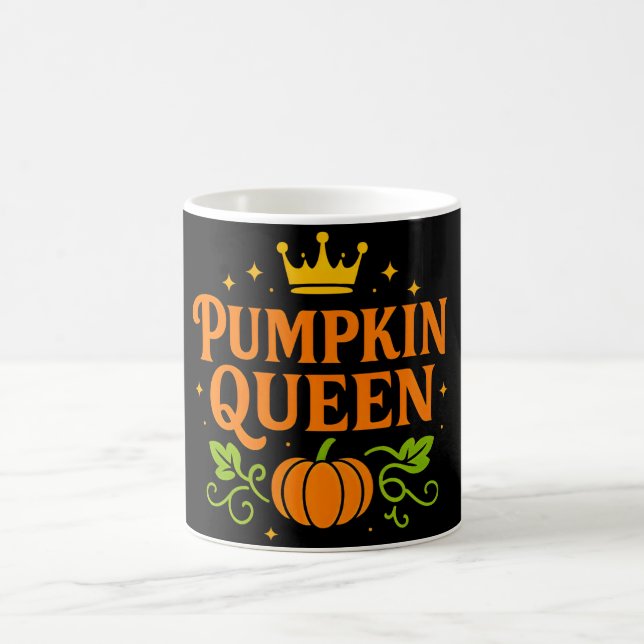 Pumpkin Queen Halloween Coffee Mug (Center)