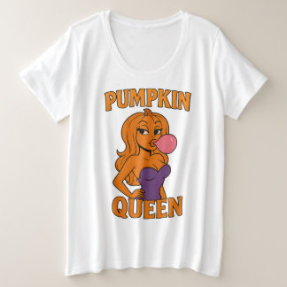 Pumpkin Queen | halloween glam Plus Size T-Shirt