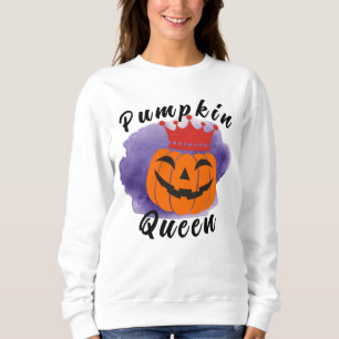 Pumpkin Queen Halloween Hoodie Sweatshirt Design