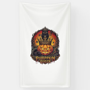 Pumpkin Queen Halloween Owl Spider Black Cat_1 Banner