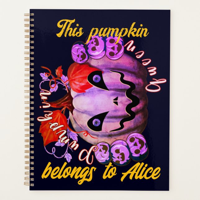 Pumpkin Queen Planner (Front)