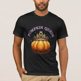 Pumpkin Queen - Royal Autumn Crown T-Shirt