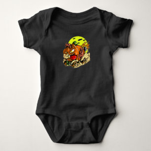 Pumpkin Racer Baby Bodysuit