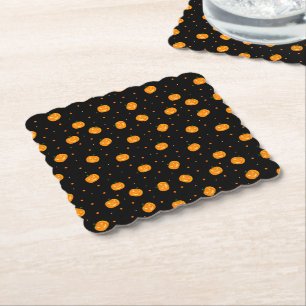 Pumpkin Rain Coasters