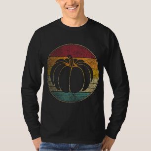 Pumpkin Retro Fruit Fall Autumn Halloween Pie Vint T-Shirt