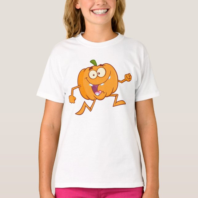 Pumpkin Running T-Shirt (Front)