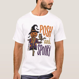 Pumpkin Scarecrow Shirt Vintage Engraving Hallowee