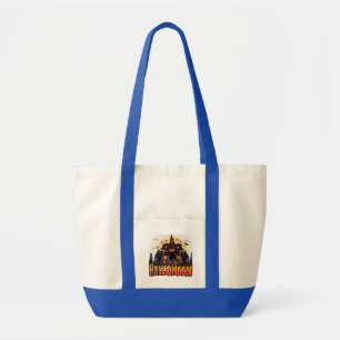 Pumpkin Scary House, Halloween Tote Bag