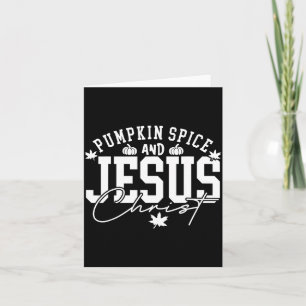 Pumpkin Sce Christian Faith Thanksgiving Fall Autu Card
