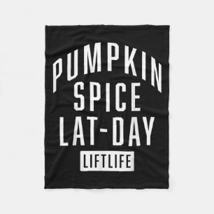 Pumpkin Sce Lat-day Funny Halloween Fall Lovers Gy Fleece Blanket