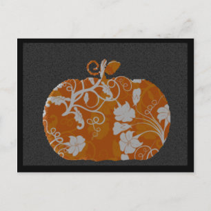 pumpkin scroll postcard