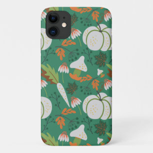 Pumpkin seamless pattern carrots and mushrooms Case-Mate iPhone case