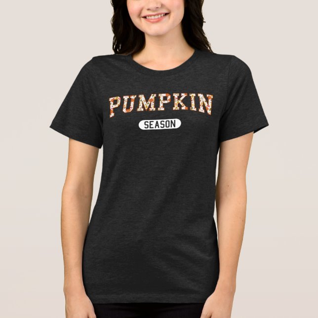 Pumpkin Season - Autumn Graphic Tee (Front)