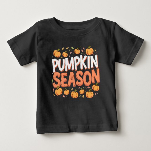 Pumpkin Season Baby T-Shirt (Front)