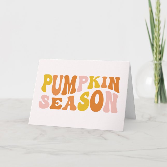 Pumpkin Season Card (Front)