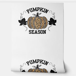 Pumpkin Season  Cheetah Print Pumpkin Fall Design  Wallpaper