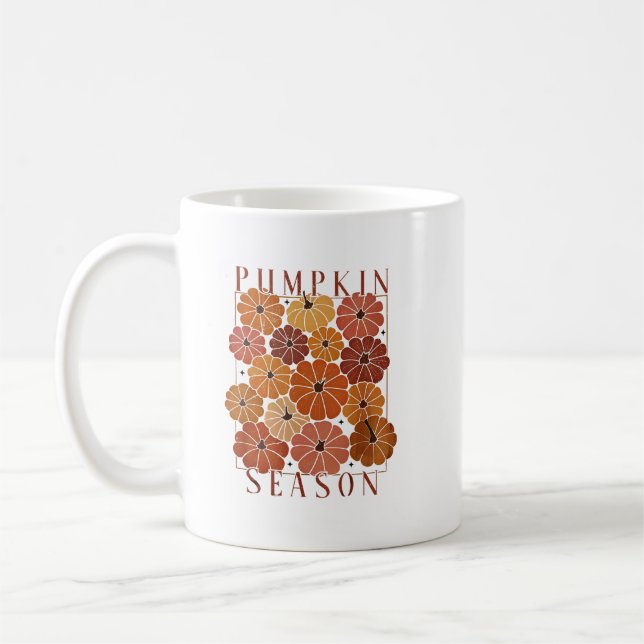 pumpkin season coffee mug (Left)