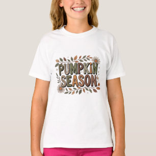 Pumpkin Season – Earthy Leaves T-shirt