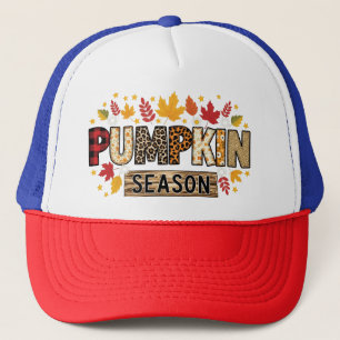 Pumpkin Season Fall Aesthetic Hat Autumn Pat