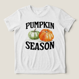 Pumpkin Season Fall Autumn Season Tri-Blend Shirt