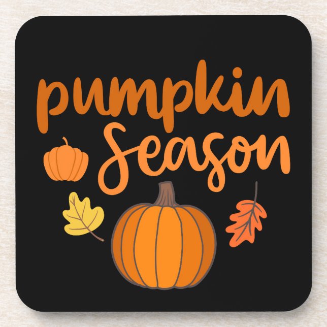 Pumpkin Season Fall Coaster (Front)