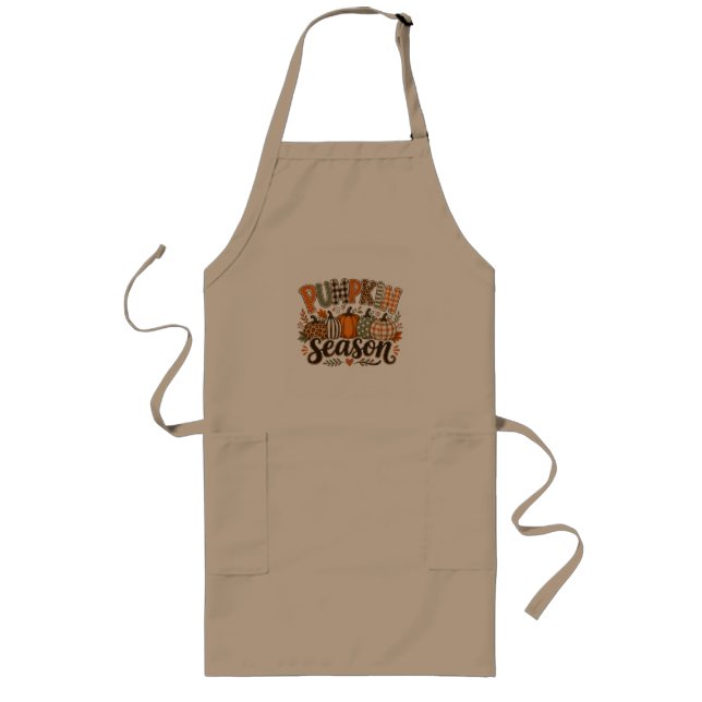 Pumpkin Season  Long Apron (Front)